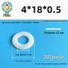 Thickened Nylon Plastic Flat Washer: Hard Plastic Gasket M2-M16