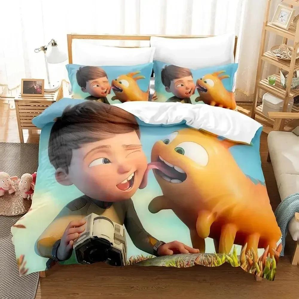 

New Tera Wily Beding Set For Bedrom Soft Modern Bedspreads Comefortable Children Kids Soft Duvet Cover Comfortable Quilt Cover And Pilowcase 135*200cm Eu-Single