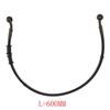 Motorcycle Brake Hose Hydraulic Oil Line Braided Tube for Motorbike ATV Universal 60cm Black