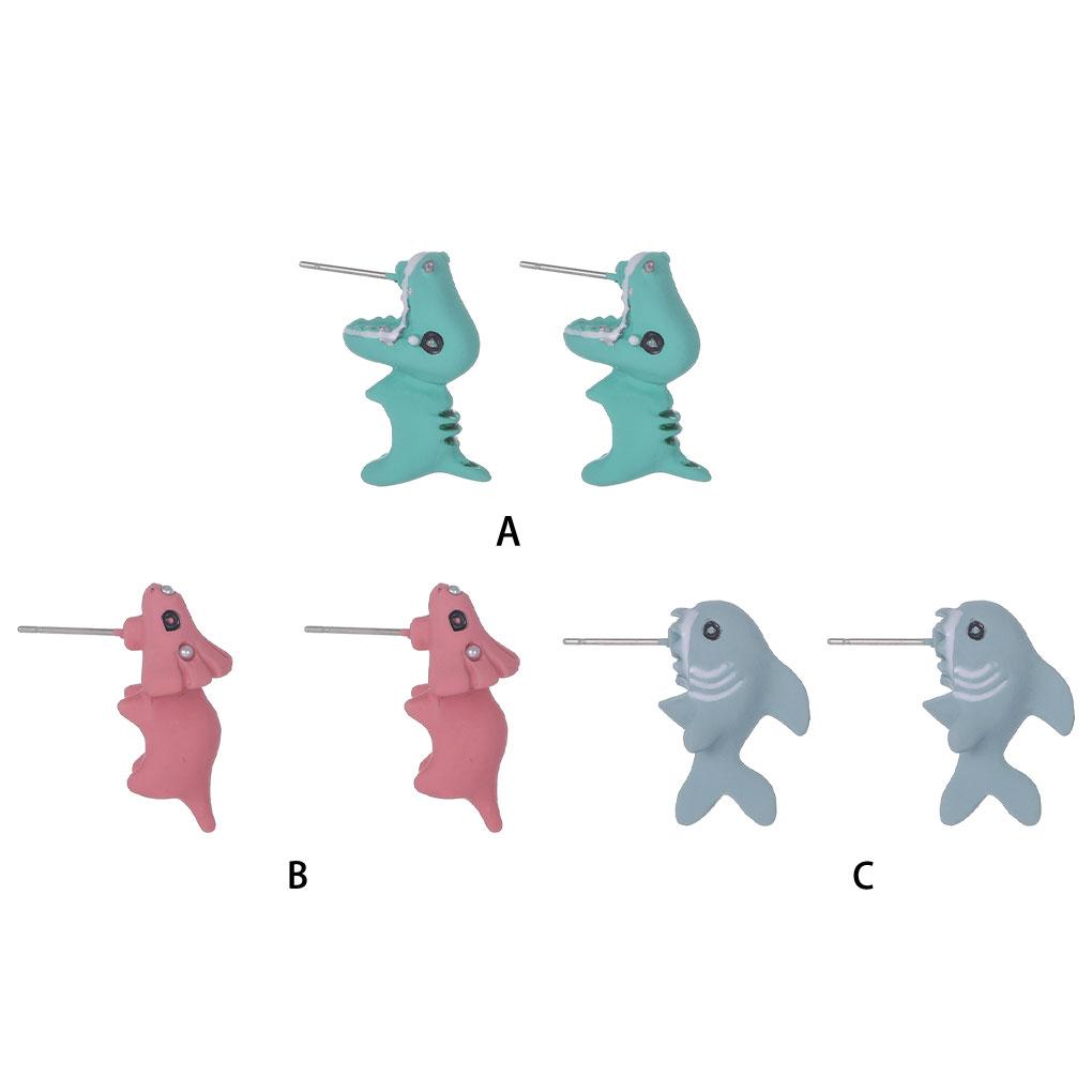 Unique Animals Shape Women S Stud Earrings Trendy And Cute Bite Earring Puppy Whale Bite Earrings