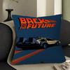 Classic Movie Clips Back To The Future Delorean Time Machine Pillow Anime Pillow Sofa Bed Head Pillow Cover x cm