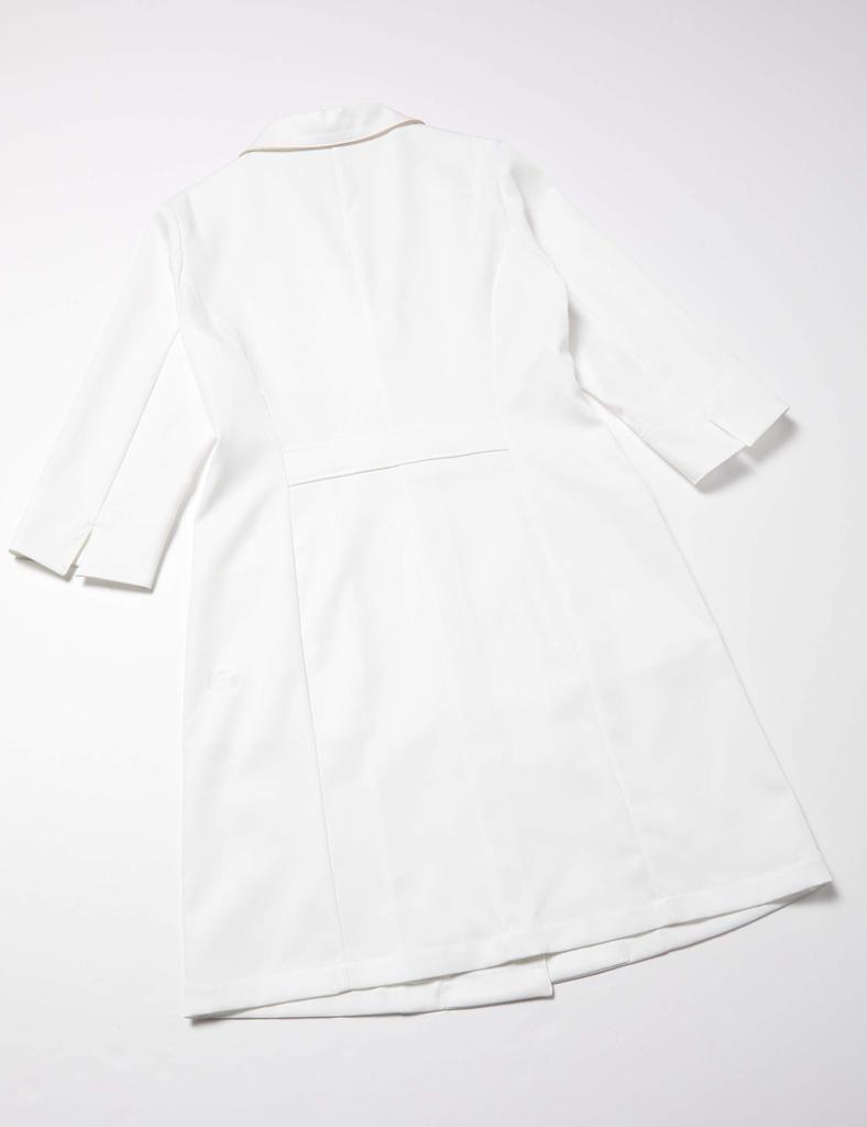 Doctor Coat Doctor Coat and Odor MK0012 White L [Michelle Cran] Women's [Antistatic/Stretch/Antibacterial Resistant] C-1