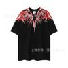Summer Men's and Women's Same Fashion Trend T-shirt Personalized Trend Wing Printing Comfortable and Simple