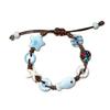 Bohemian Adjustable Ceramic Bracelet Beads Braided Rope Woven Bracelet Romantic Cute Starfish Necklace Vacation