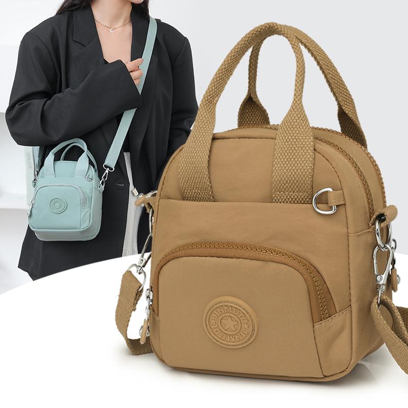 Leichte Umhängetasche mit mehreren Fächern für Mütter mittleren Alters und ältere Mütter Handytasche Reisehandtasche