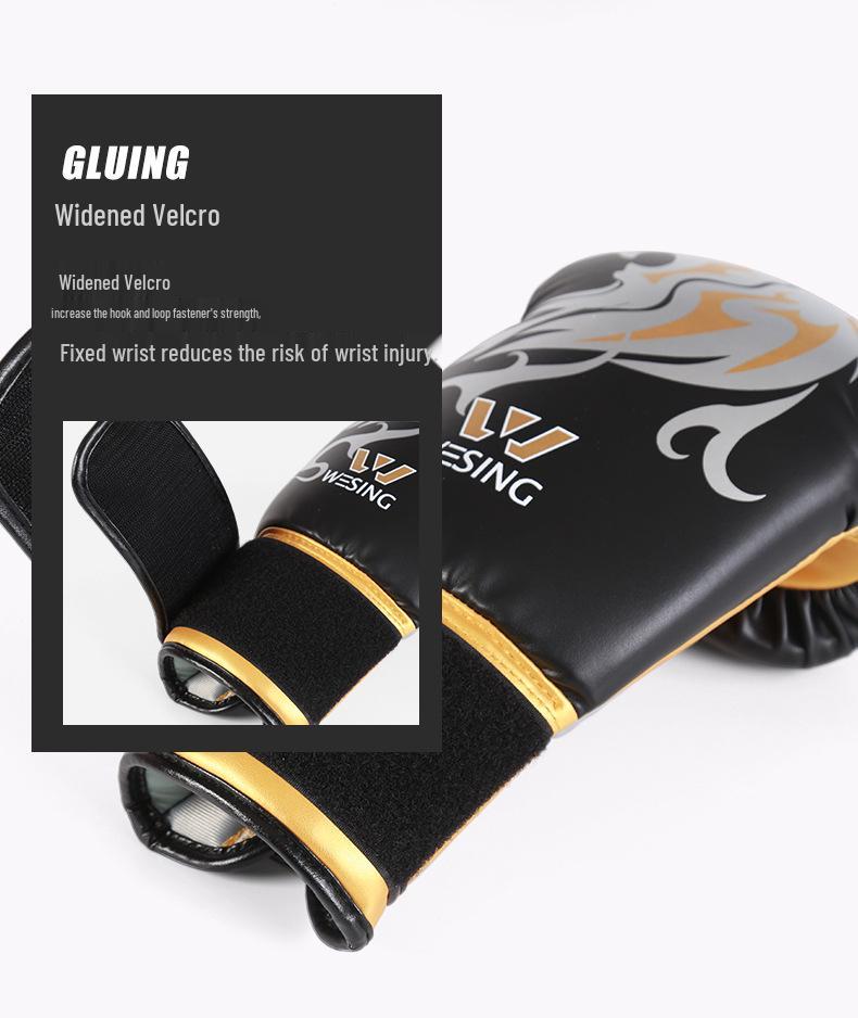 Jiuri Mountain Muay Thai & Kickboxing Gloves for Adults - Training and Fitness Equipment