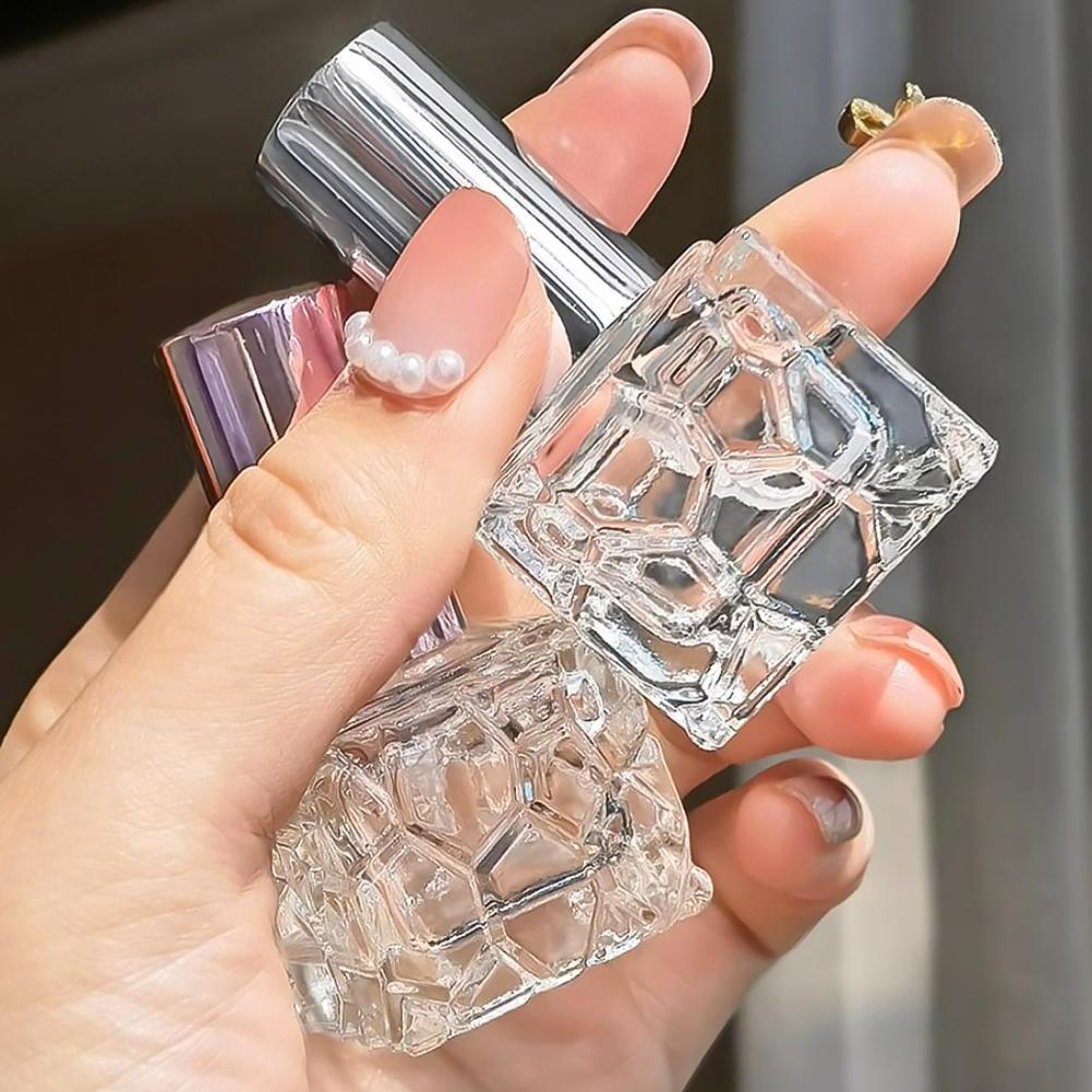 Portable 10ml Rose Gold Perfume Spray Perfume Spray Water Cube Perfume Sample Bottle Perfume Bottles