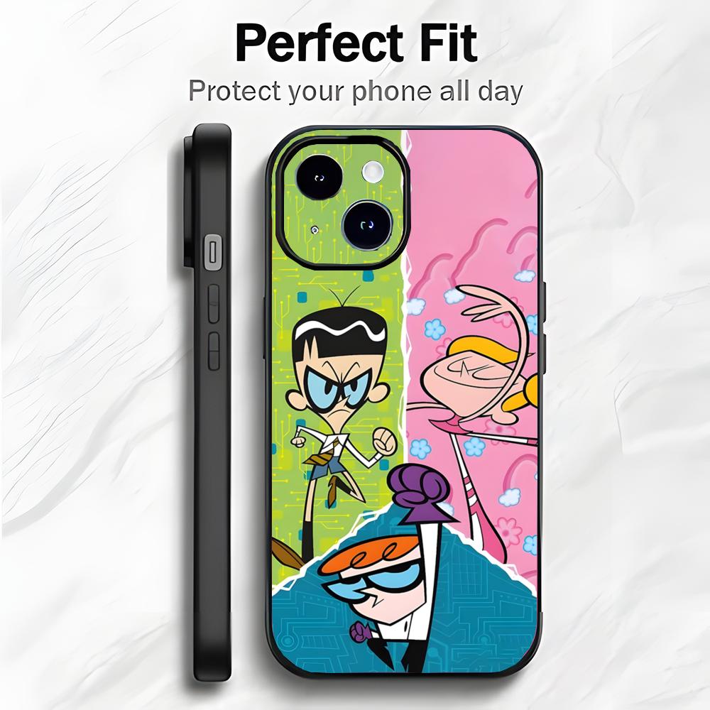 Classic Cartoon D-Dexter s Laboratory Phone Case Phone Case Soft Packaging Lightweight For iPhone17 16 15 14 13ProMax iphone12promax