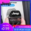 Für Jeep 4 Stück Auto Türschlossabdeckung Edelstahlkappe Auto Zubehör für Jeep Grand Cherokee Wrangler JK Gladiator Compass