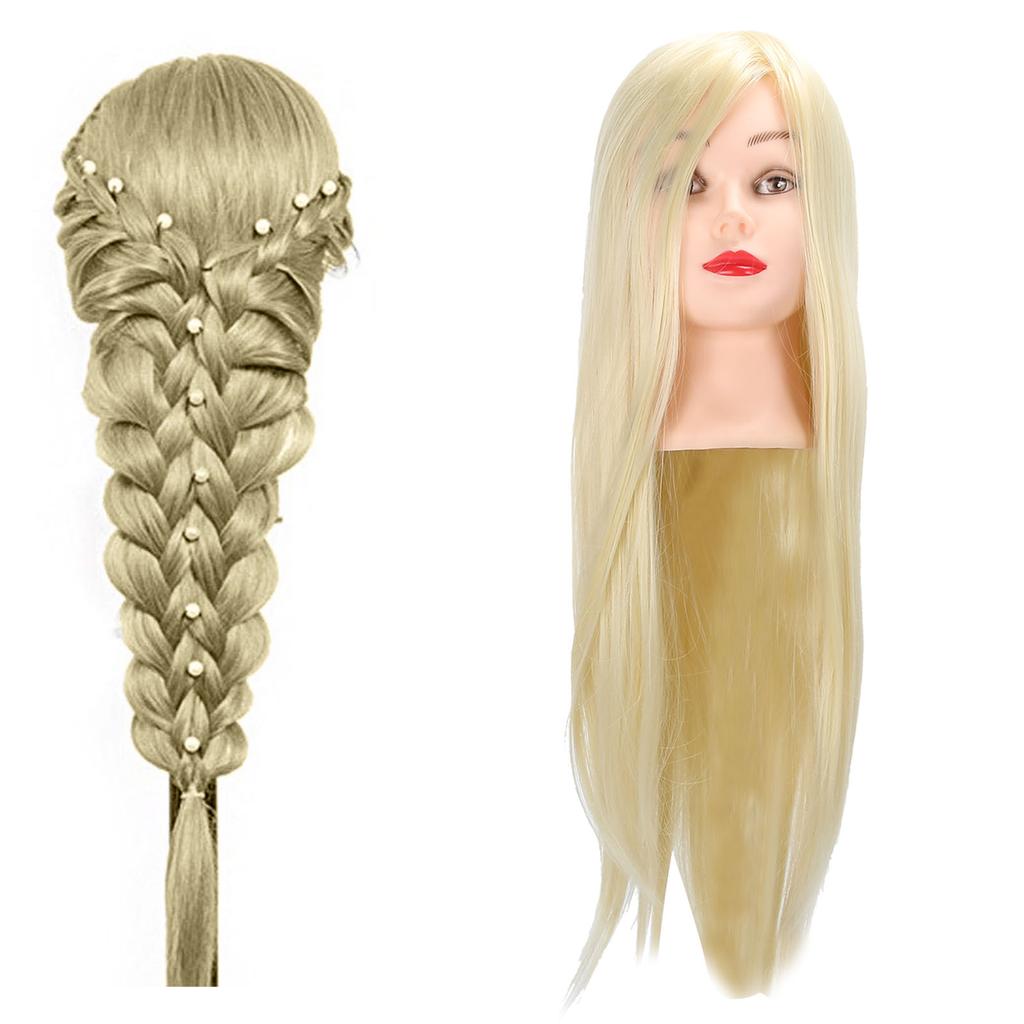 Professional Mannequin Head Hairdressing Training Head for Hair Styling Braiding