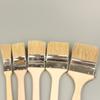 Solid Wood Handle Elbow Paint Brush Long Handle Elbow Universal Bristle Brush  Painting
