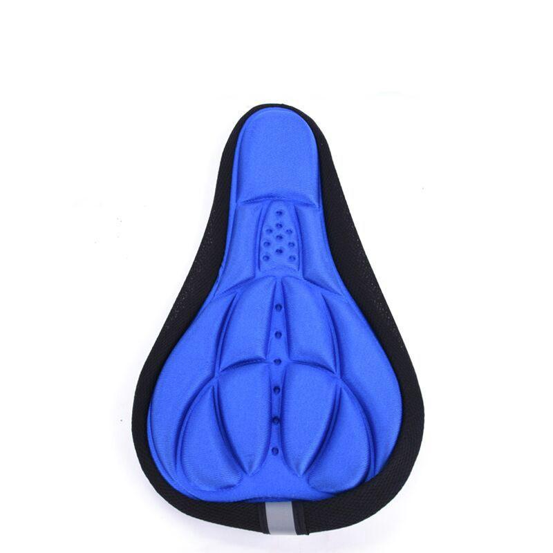 Bike Cycling Saddle Thickened Extra Comfort Bicycle Seat Silicone 3D Gel Pad Bicycle Cushion Cover Mountain Bike Seat