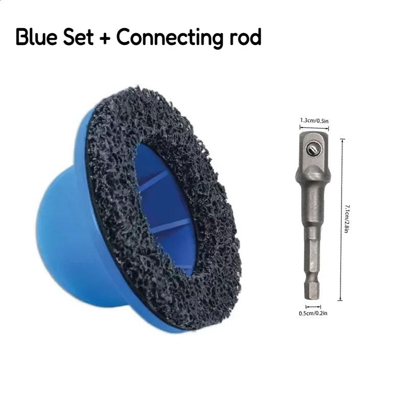 Wheel Hub Brush Cleaning Rotor Wheel Hub Grinder Rust Grinding / Cleaning Rotor / Rim Surface for Cordless/ Air Drill