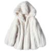 New Big Hooded Fur Winter Popular Fluffy Coat Women's Clothing Large Size Loose Plush Clothes
