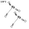 10pcs Set Durable T Shape Cross Line Fishing Swivels Connectors Accessories (1 0*1)