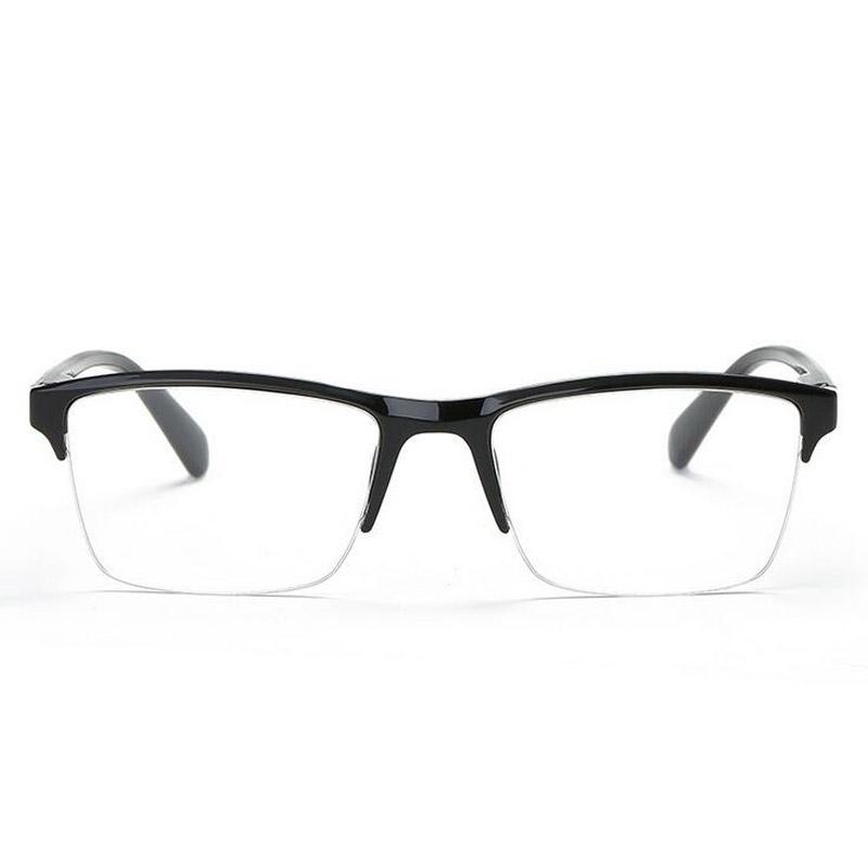 Black Half Frames Reading Spectacles Anti-fatigue Eyeglasses magnifier +0.75 +1.0 +1.25 +1.75 +2.0 +2.25 +2.75 +3.25 +3.5 +4.0