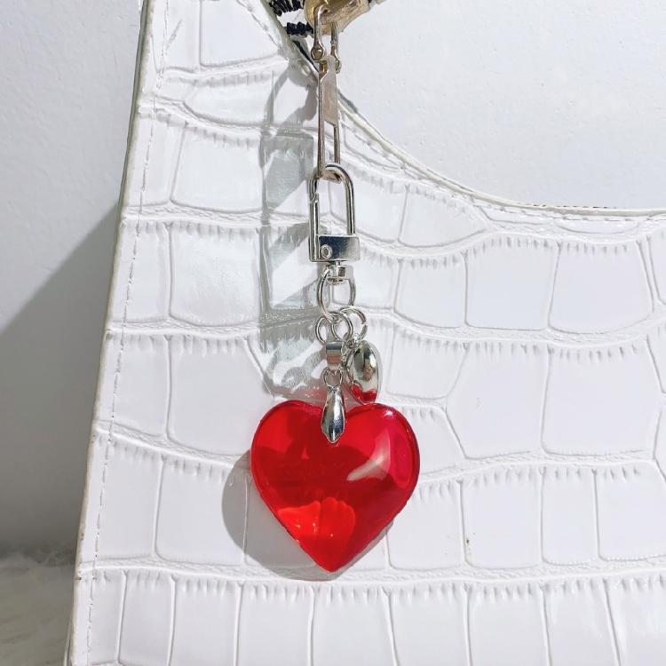 Heart Hanging Charm Multifuntional Fashion Ornament Party Key Jewelry Alloy Texture Great for Friend and Fashion Lover