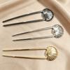 Nouvelles épingles à cheveux simples en forme de U, épingles à cheveux, bâtonnets à cheveux en métal, pinces à cheveux géométriques, accessoires pour cheveux fashion, bijoux pour femmes, couvre-chef