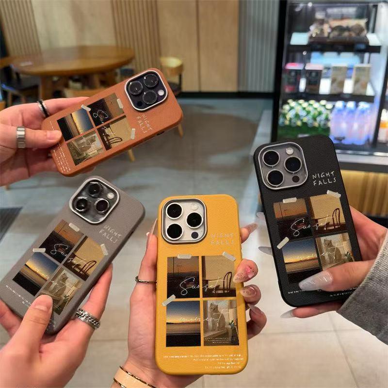 Artistic Phone Case for iPhone 13-17 Models: High-End Feel for Apple Devices