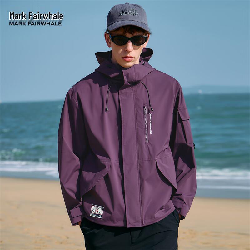

Mark Fairwhale Men s Hooded Triple-Proof Outdoor Jacket L