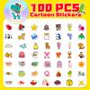 100 Small Size 4Cm Quicksand Countdown Mix And Match Sticker Girl Heart Vsco Graffiti Cartoon Cute