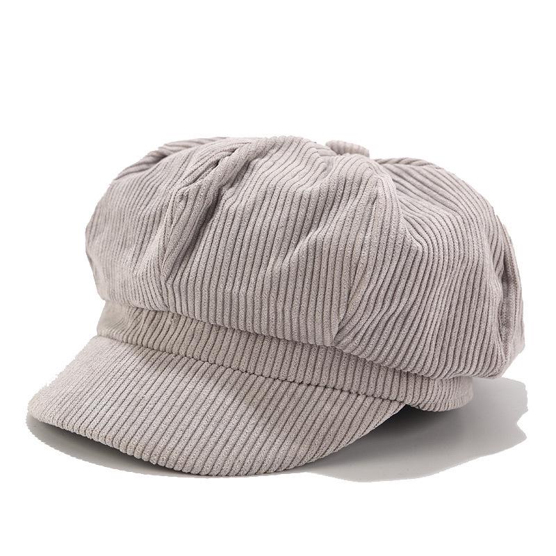 Solid Color Octagonal Hat Beret Painter Hat Outdoor Casual Style Hat for Women New Year Presents Valentine's Gifts