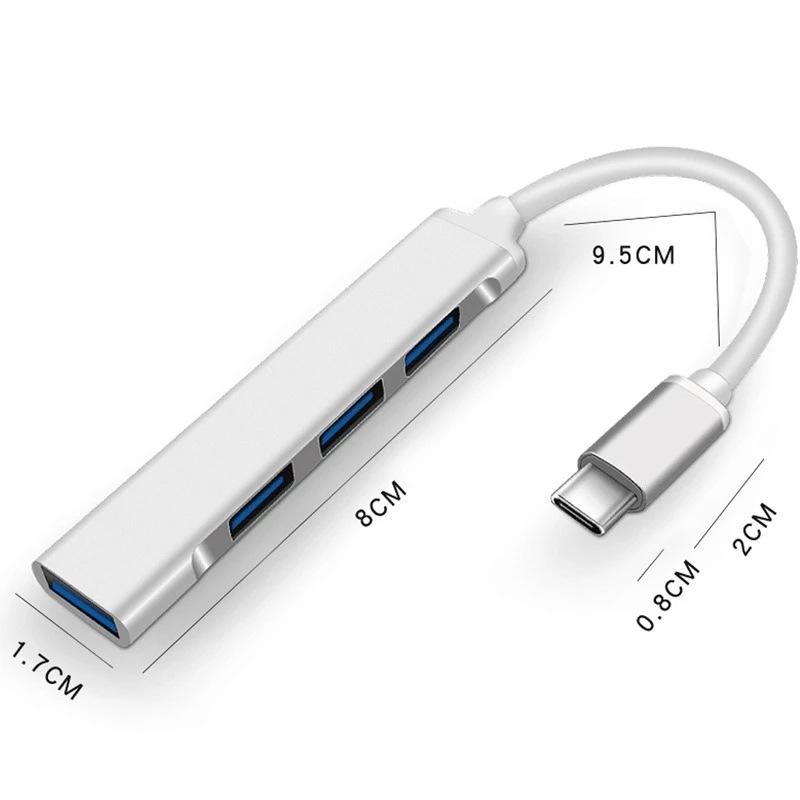 

USB 3.0 Hub USB Hub Type C Dock 4 Port Multi Splitter Adapter OTG Type C HUB For Xiaomi Huawei Laptop PC Macbook Pro USB 3.0 2.0