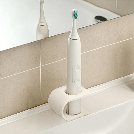 3D Printed Toothbrush Storage Rack, Two-Position Toothbrush Holder, Stable Hollow Toothbrush Stand for Dryness, Bathroom Organizer