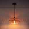 Boho Chandelier 32CM Rustic Farmhouse Pendant Light Paper Rope Ceiling Hanging Lamp Indoor Light for Dining Living Room Bedroom