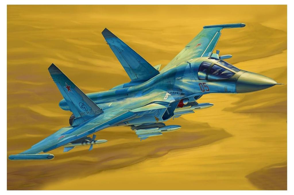 Hobby Boss 1/48 Aircraft Series Su-34 Fullback Plastic Model 81756