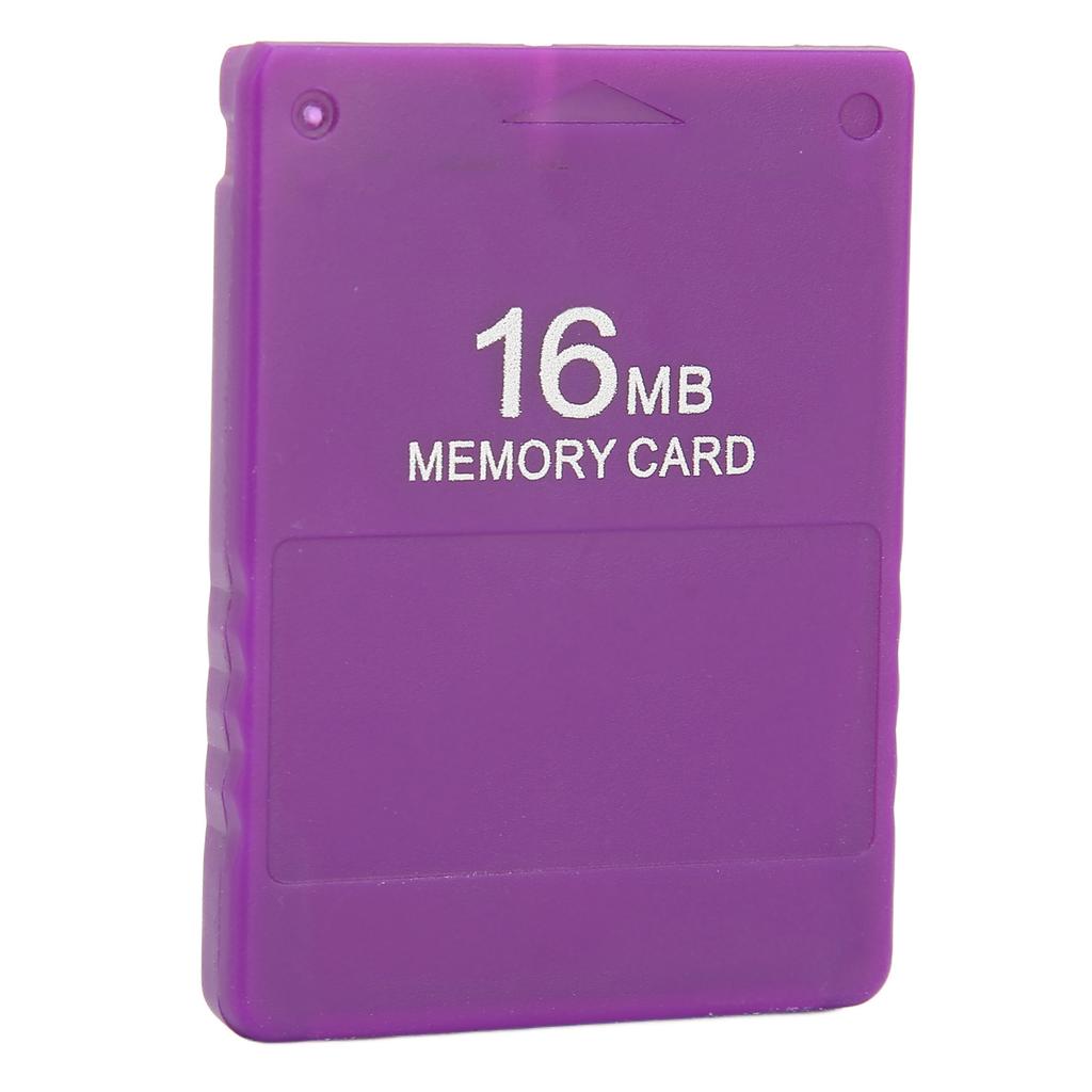 High Speed Game Memory Card Professional 16MB Memory Save Card Compatible for Playstation 2Purple