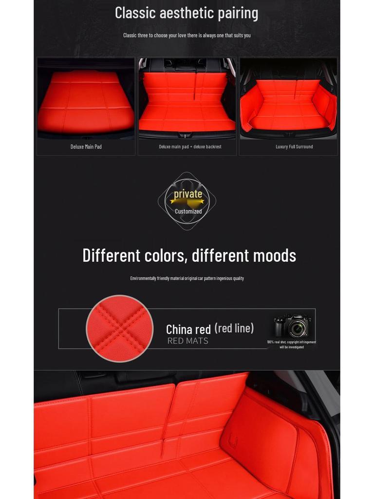 Aion RT Full Coverage Trunk Mat - Tail Box Accessory for GAC Aion 25 Modification