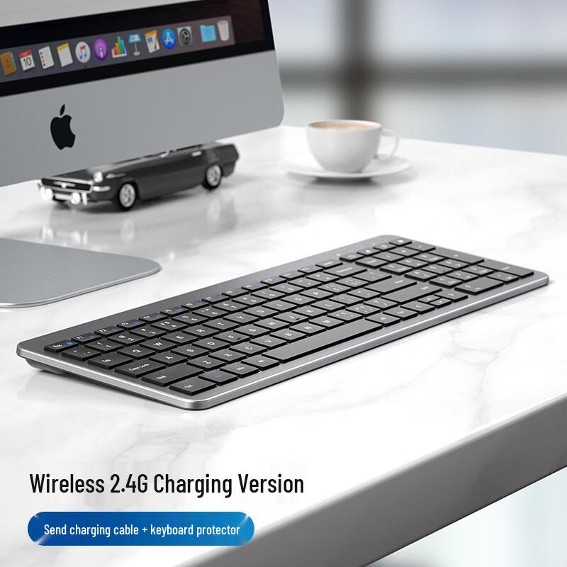 

B.O.W HW198CL-2 Акумуляторна надтотонка бездротова клавіатура