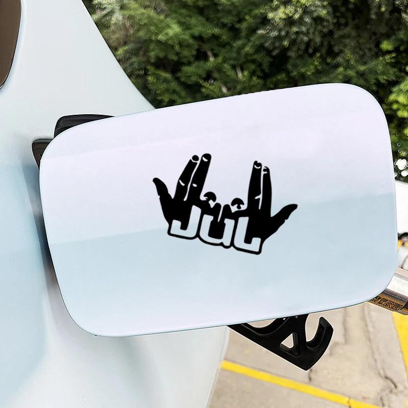 5 Stück Lustige Finger-Motorrad-Aufkleber Wasserdicht für DIY Fahrradhelm, Roller, Tankdeckel, Heckbox Vinyl-Aufkleber
