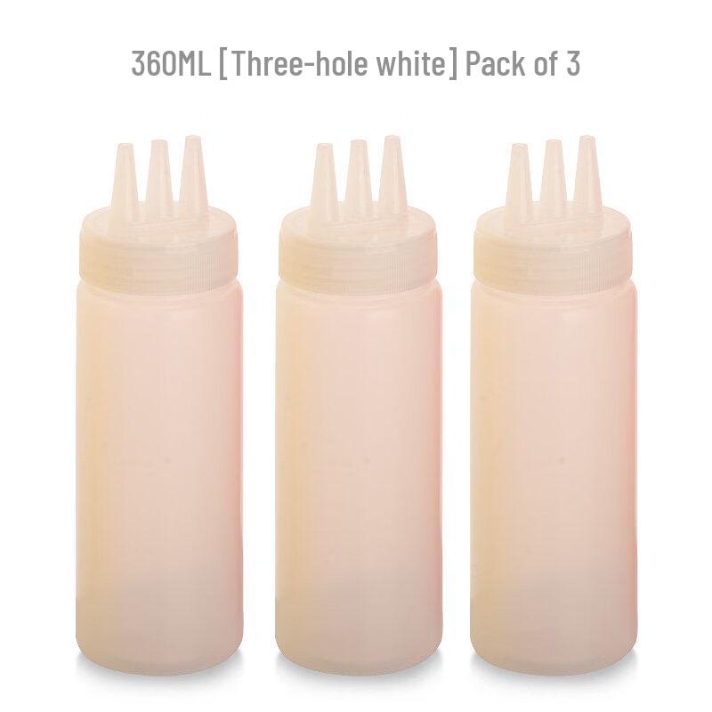 Three-Hole Squeeze Sauce Bottle