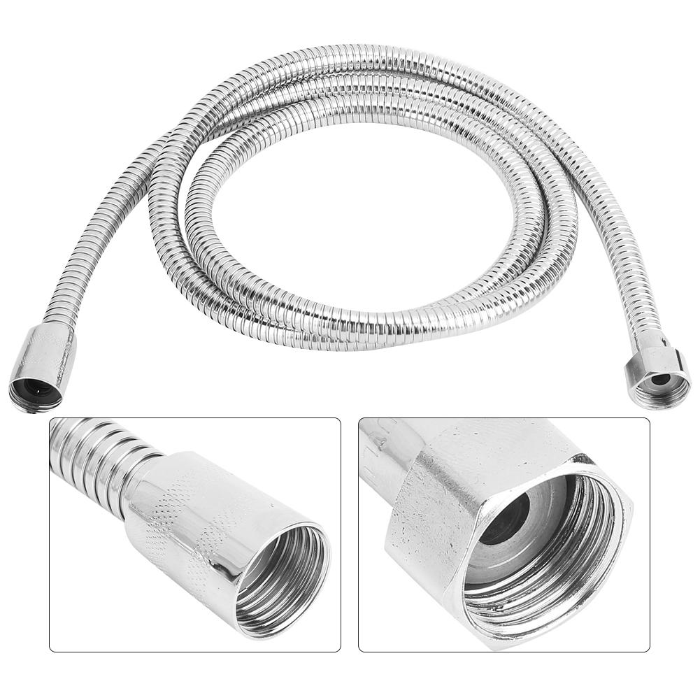 1.5m G1 2in Thread Stainless Steel Shower Hose Household Bathroom Showering Accessories