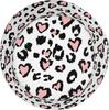 Pink Leopard Heart Print Bucket Hat Fashion Animal Pattern Sun Hat For Women Girls Summer Beach Outdoor Streetwear Protection