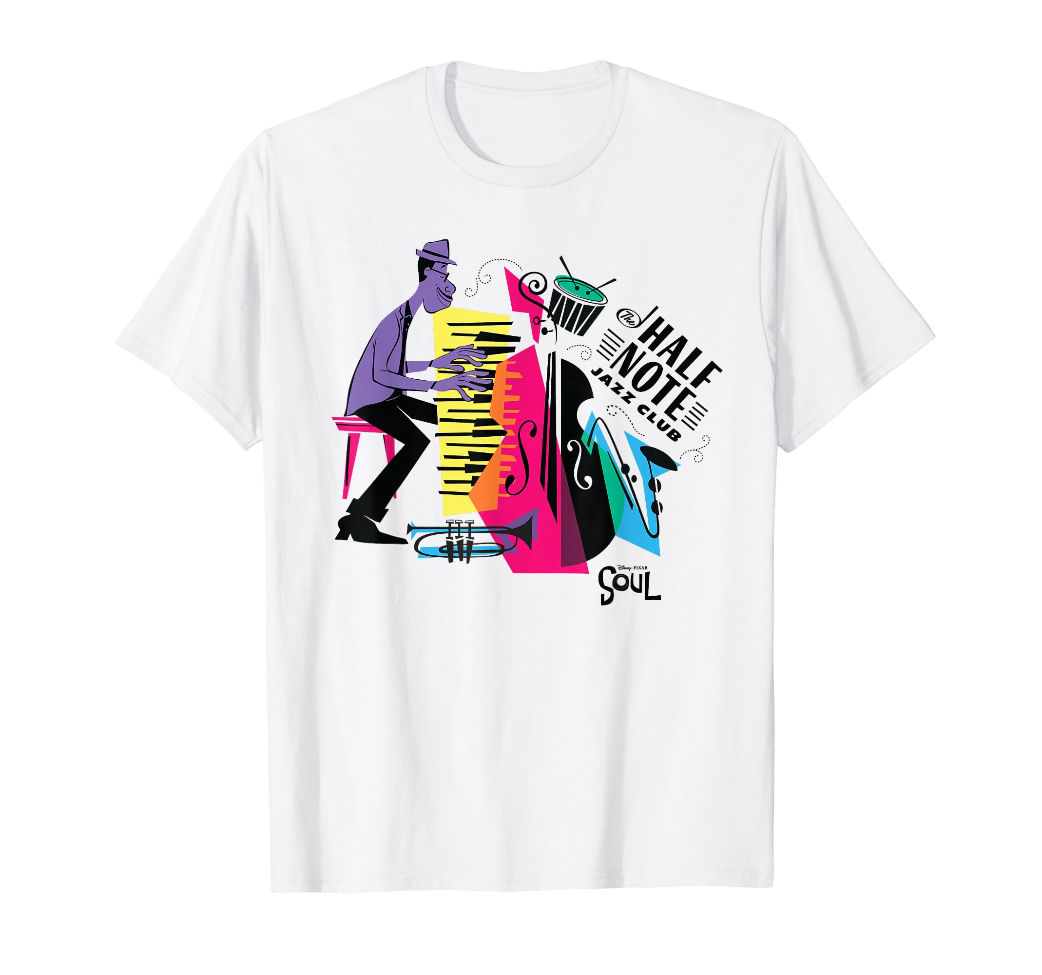 

Disney and Pixar s Soul Joe Gardner Half Note Jazz Club T-Shirt