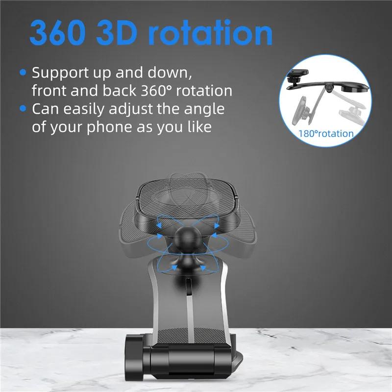 Magnetic Holder 360 Rotation Metal Air Vent Mount Holder In Car Mobile Phone Holder For Redmi Note 10 9 Universal Magnet Stand