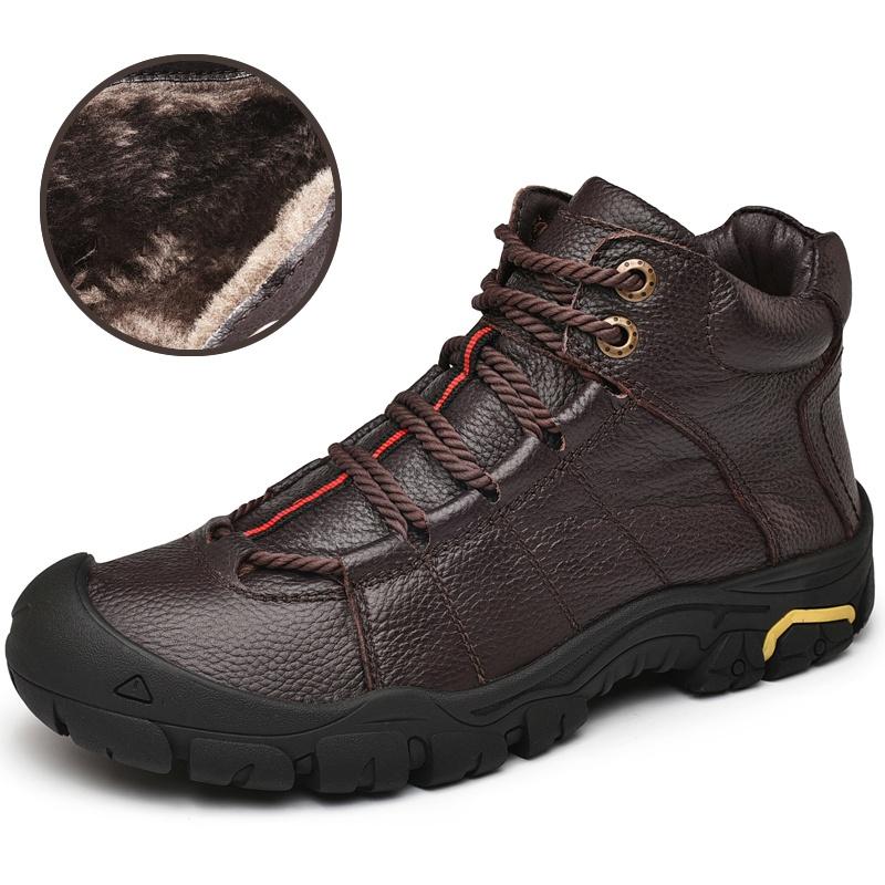 New High-quality Waterproof Hiking Shoes Men Winter Hiking Boots Ladies Outdoor Leisure Sports Shoes Men Winter Fishing Shoes