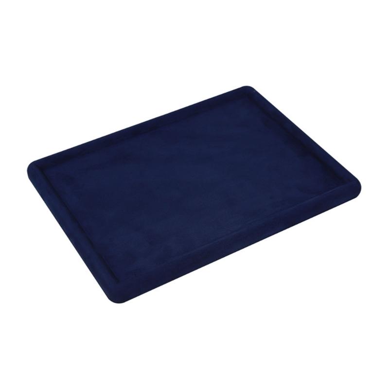Stylový podnos na šperky s měkkým materiálem Minimalistický organizér do zásuvky na šperky Zaoblený prázdný držák na doplňky