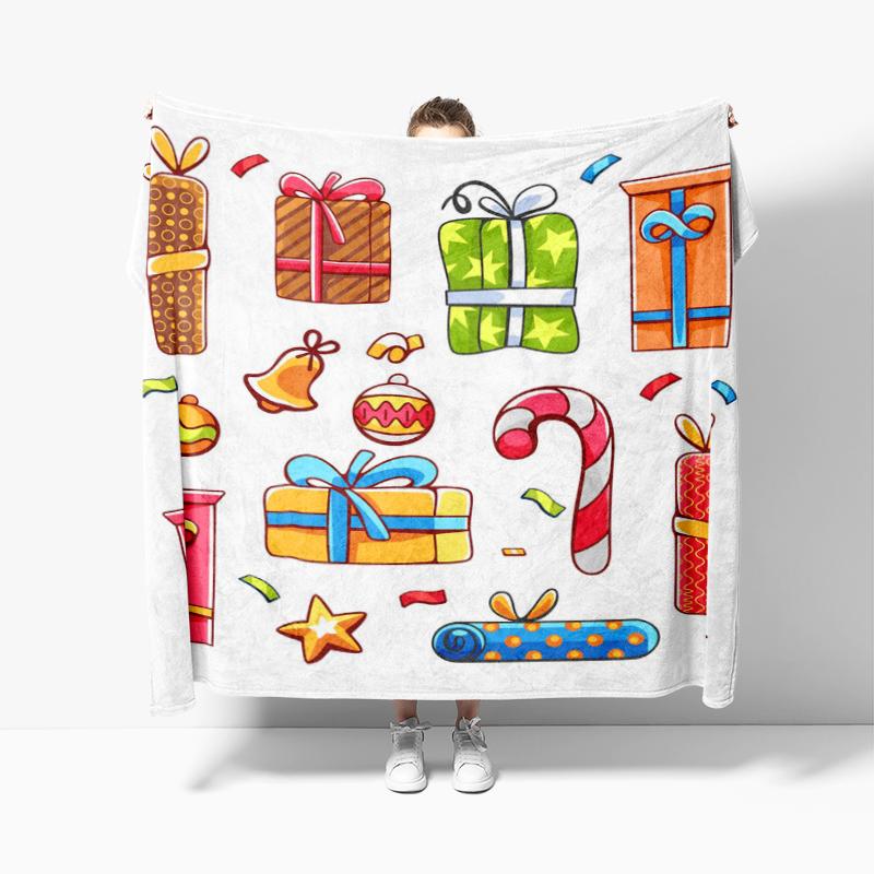 Wohndekoration Plüsch Überwurf Sofadecke Tagesdecke Bett flauschig weiche Decken Dekor Plaid Modern Halloween Frohe Weihnachten Winter