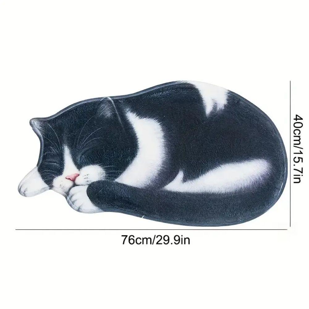 Cute Cat Fur Carpet Home Decoration, Soft And Dirt-Resistant, Bathroom Non-Slip Floor Mat , Kitchen Quick-Drying Rug