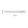 Stainless Steel Ruler Engraved Scale DoubleSided 33 Cm Length