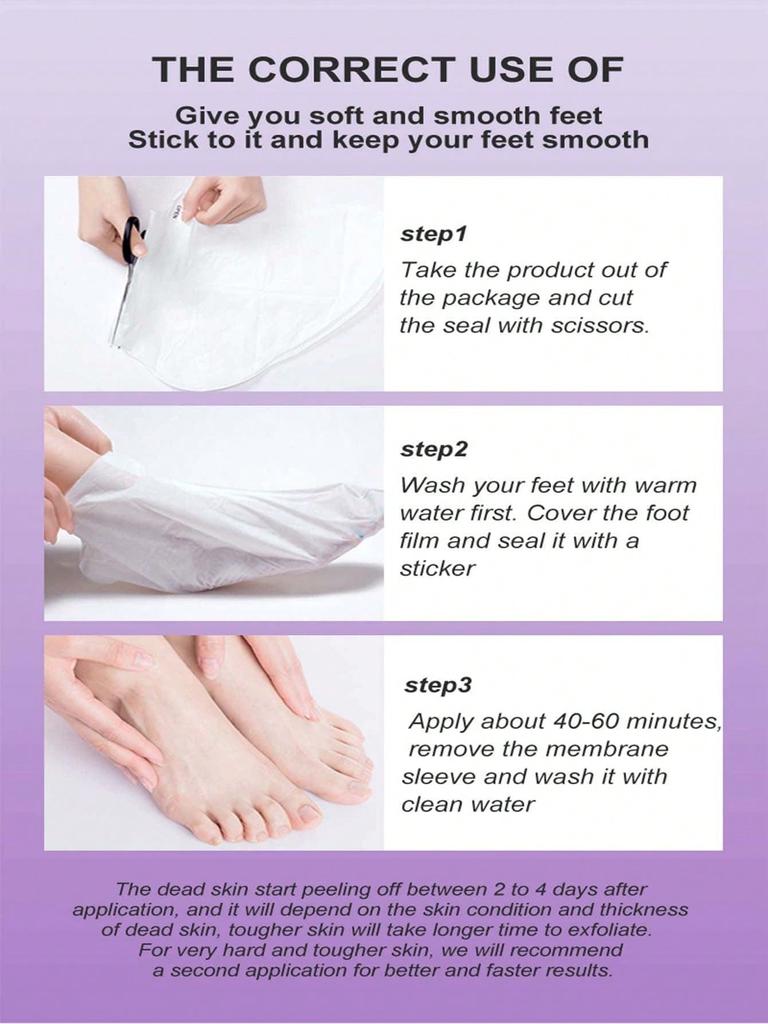 5/10 Packs Foot Peel Mask Deep Moisturizing Exfoliating Socks Soft Baby Feet Peeling Mask Foot Peel