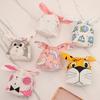 10Pcs Rabbit Ear Bags Cookies Candy Gift Plastic Bags Happy Easter Baking Packaging for Biscuits Snack Party Supplies