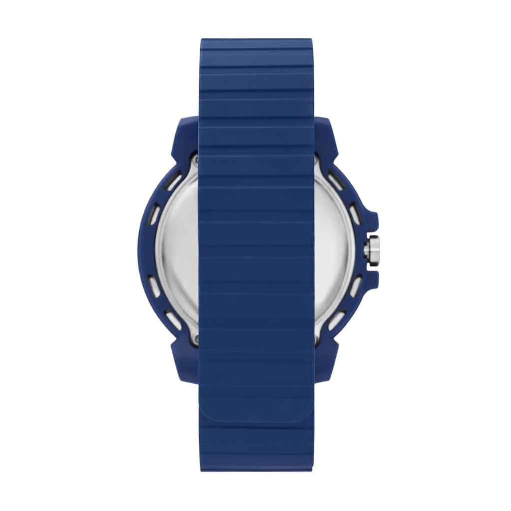Skechers Newkirk SR5252 Men's Digital Watch Blue Silicone Band 51mm Case 100m Water Resistant Sports Wristwatch