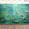 2D Plane 1 Piece of Lotus Photography Background Banner Suitable for Birthdays Weddings Graduation Ceremonies