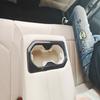 For MG S5 MG ES5 2025 2026+ ABS Carbon Fiber Rear Water Cup Holder Cover Trim Rear Water Cup Coffee Frame Interior Accessories