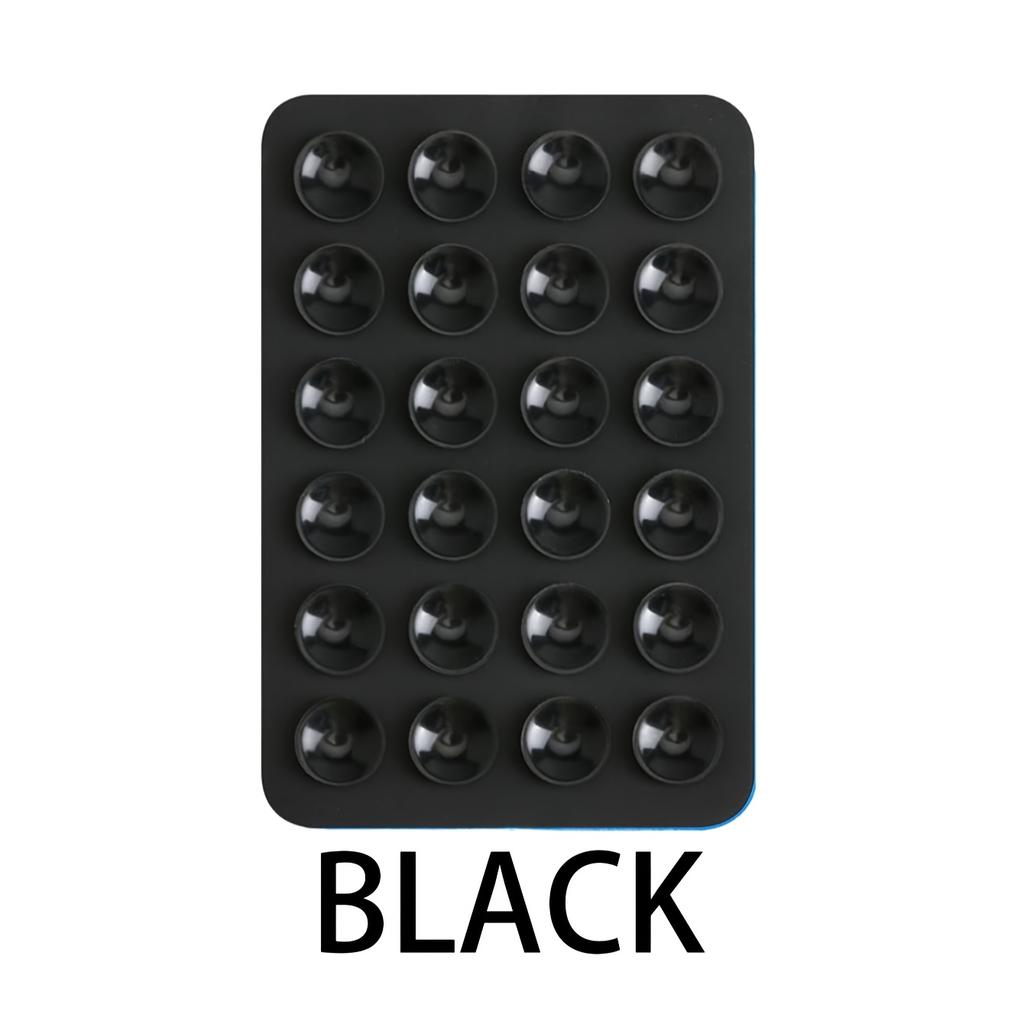 Travel Accessories, 1 Silicone Phone Suction Cup with 24 Adhesive Pads, Easy To Remove and Clean, Enhanced Grip